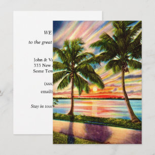 Stunning Sunset Florida Moving Announcement
