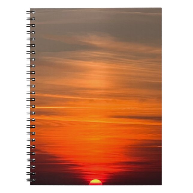Stunning sunset notebook (Front)