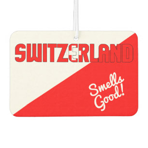 Stunning Switzerland Flag Air Freshener
