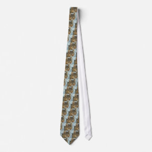 Stunning Tabby Cat Close Up Graphite Pencil Portra Tie