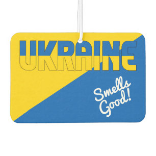 Stunning Ukraine Flag Air Freshener