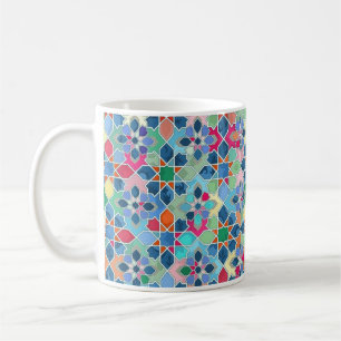 Stunning Vibrant Colours  Geometric Pattern Coffee Mug