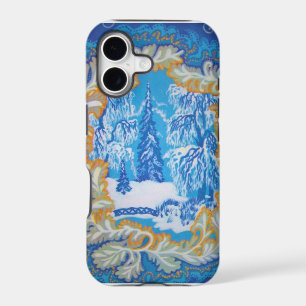 Stunning Vintage Blue Christmas Winter Wonderland