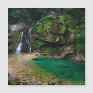 Stunning waterfall Virje, Slovenia Poster