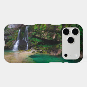 Stunning waterfall Virje, Slovenia Poster