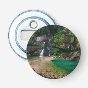 Stunning waterfall Virje, Slovenia Poster Bottle Opener