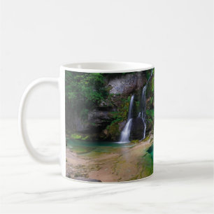 Stunning waterfall Virje, Slovenia Poster Coffee Mug