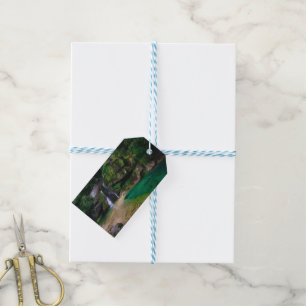 Stunning waterfall Virje, Slovenia Poster Gift Tags
