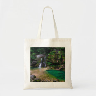 Stunning waterfall Virje, Slovenia Poster Tote Bag