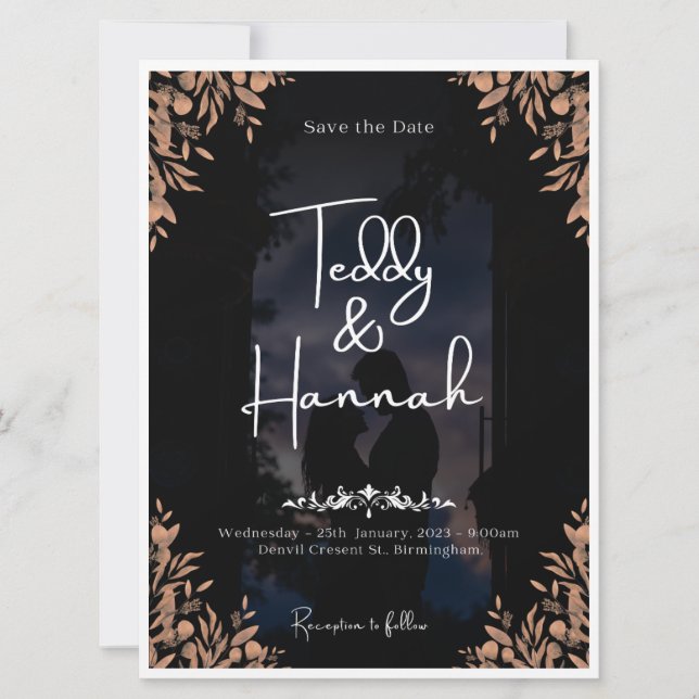  Stunning Wedding Invitation Cards  (Front)