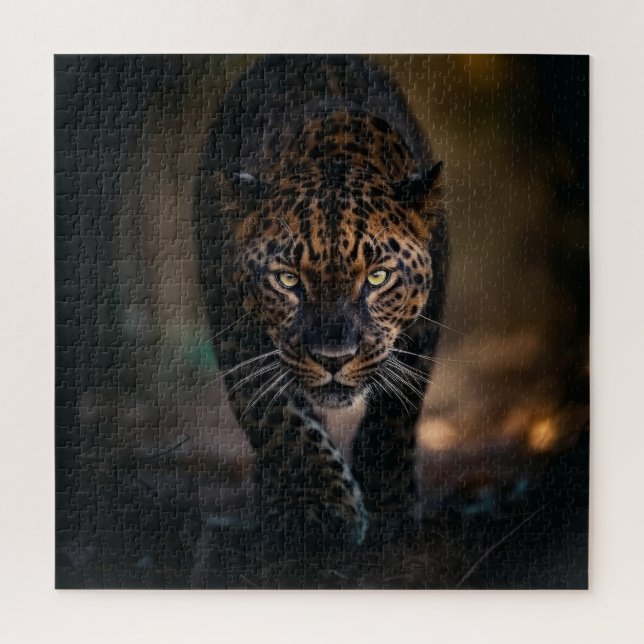 Stunning Wild Leopard 676pcs Jigsaw Puzzle (Vertical)