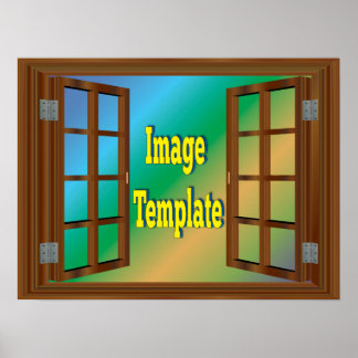 Stunning Window Create Your Own Poster
