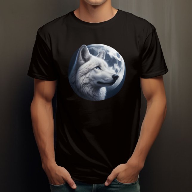 Stunning Wolf and moon T-Shirt (Creator Uploaded)