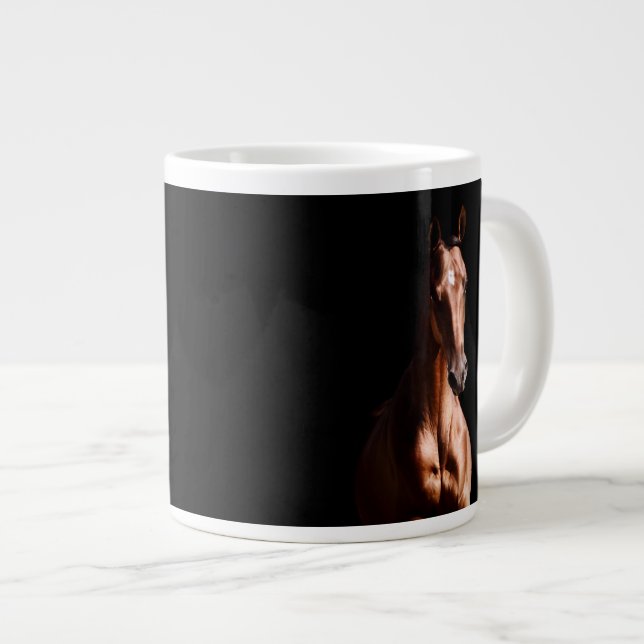 Stunning Young Stallion Large Coffee Mug (Front Right)