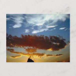 Stunningly-unique-sunset clouds postcard