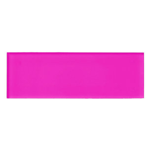 Stunningly Vivacious Pink Colour Name Tag