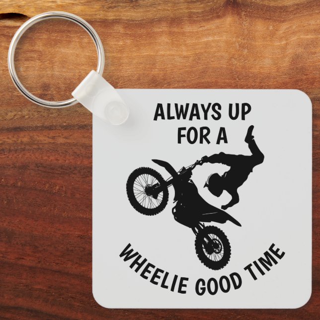 Stunt Bike Key Ring (Front)
