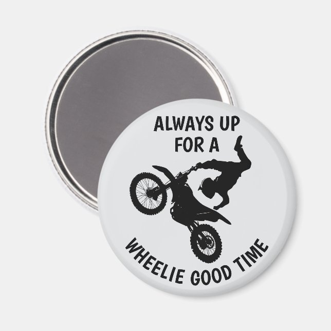 Stunt Bike Magnet (Front/Back)