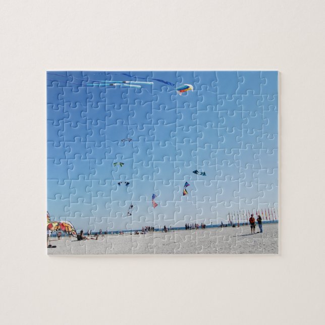 Stunt Kites in Formation Jigsaw Puzzle (Horizontal)