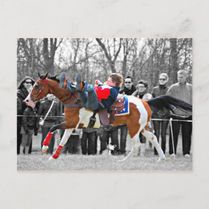 Stunt Riding Postcard