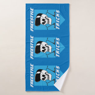Stunt Scooter Free Rider Tricks Bath Towel