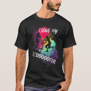 Stunt Scooter Kids Kick Scooter Scooter Rider Skat T-Shirt