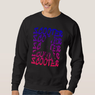 Stunt Scooter Scooter Kick Scooter Jump Kick Scoot Sweatshirt