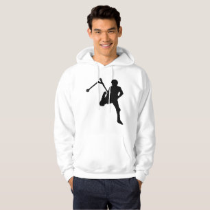 Stunt-Scooter Silhouette - T-Shirt Hoodie