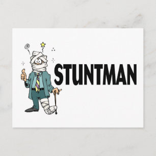 Stuntman Postcard