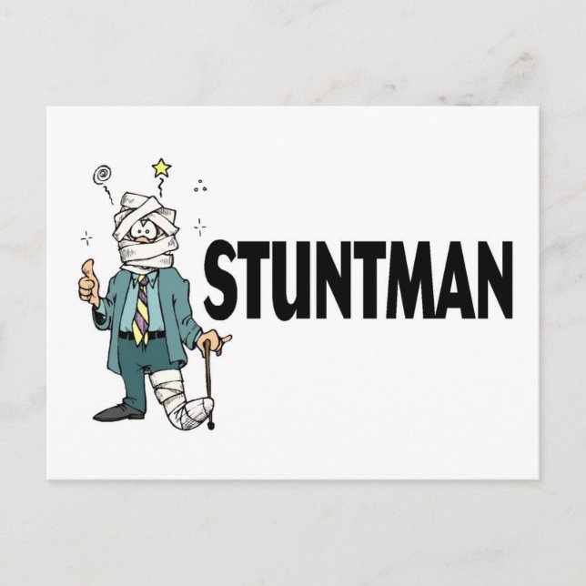 Stuntman Postcard (Front)