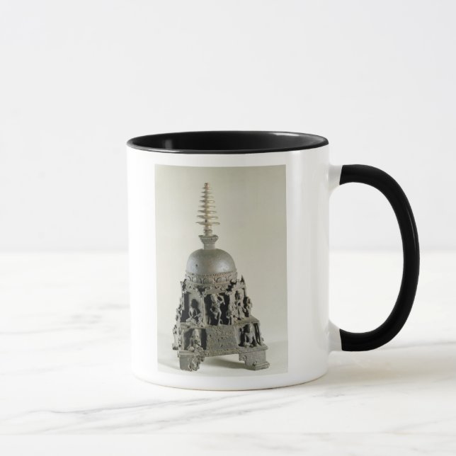 Stupa, Pala, Nalanda, Bihar (bronze) Mug (Right)