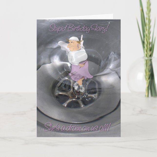 Stupid Birthday fairy card! Card (Front)