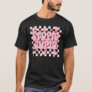 Stupid Cupid Anti Valentines Day Boys Girls Kids T-Shirt