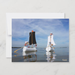 Stupid Fubby's going on adventure. Postcard
