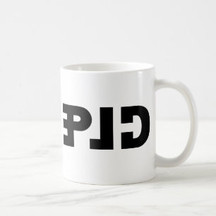 Stupid on the Mug, Clever in the Mirror Coffee Mug