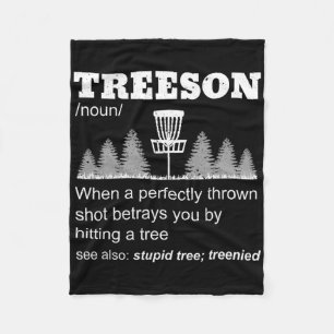 Stupid Tee Funny Disc Golf Meme  Fleece Blanket