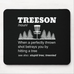 Stupid Tee Funny Disc Golf Meme Mouse Pad