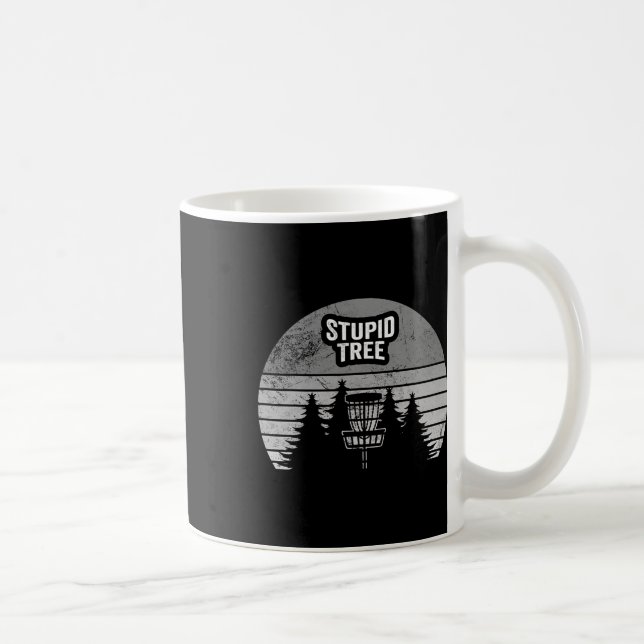 Stupid Tree Disc Golf Sket Forest Sunset  Coffee Mug (Right)