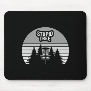 Stupid Tree Disc Golf Sket Sunset Mouse Pad