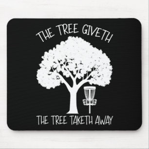 Stupid Tree Funny Disc Golf Frolf Disc Golf Sket T Mouse Pad