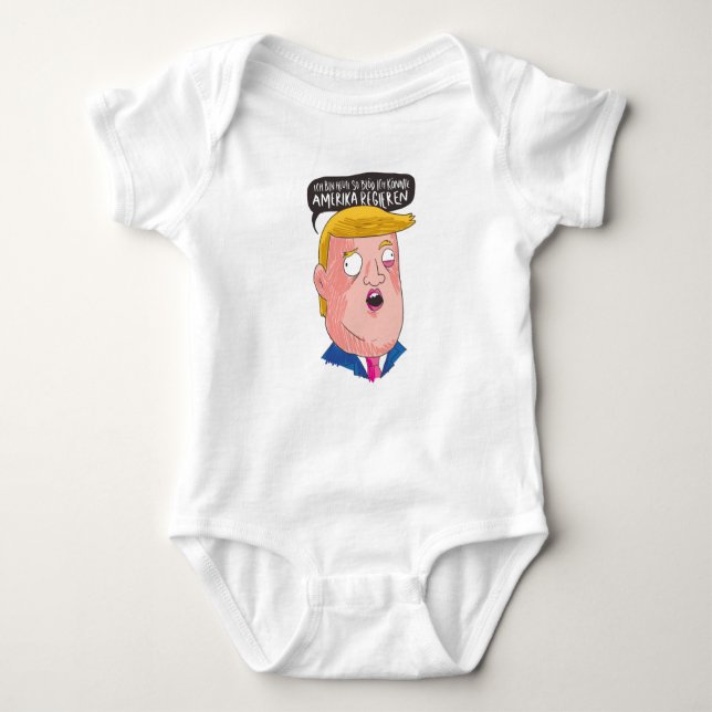 Stupid Trump Baby Bodysuit (Front)