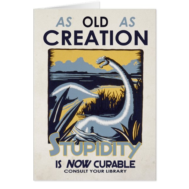 Stupidity is NOW cureable! [card] (Front)