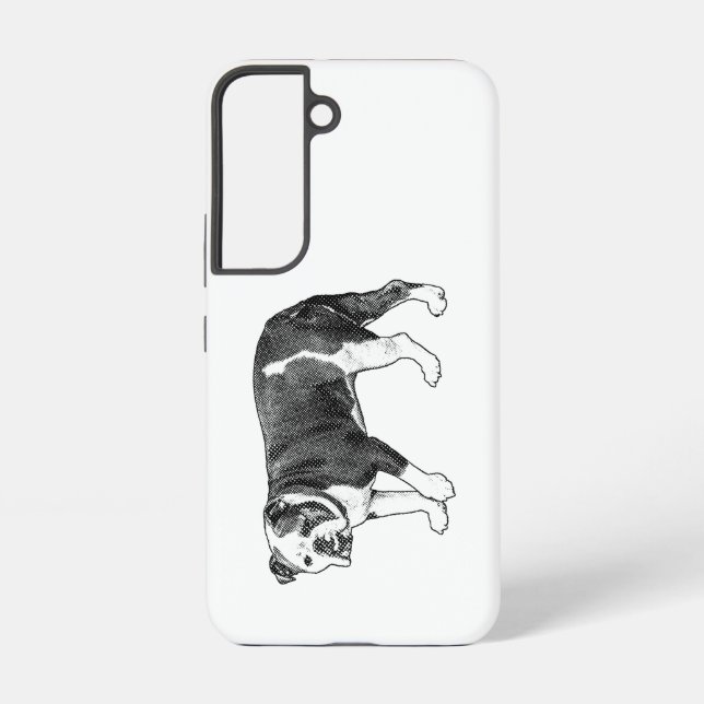 Sturdy Bulldog, Manga Dot Samsung Case (Back)