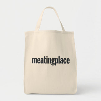 Sturdy, carry-everything tote w/Meatingplace logo