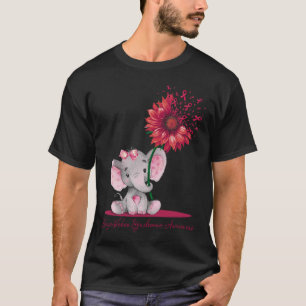 Sturge-weber Syndrome Awareness Cute Elephant Sunf T-Shirt