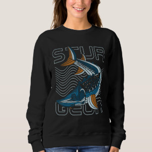 Sturgeon Acipenser Fishing Sweatshirt