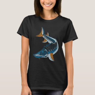 Sturgeon Acipenser Fishing T-Shirt