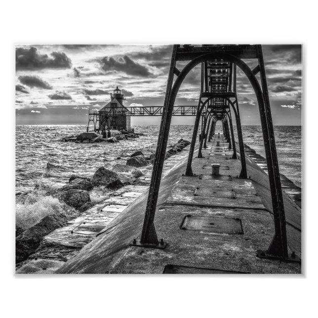 Sturgeon Bay, WI - Great Lakes Lighthouse Photo Print (Front)