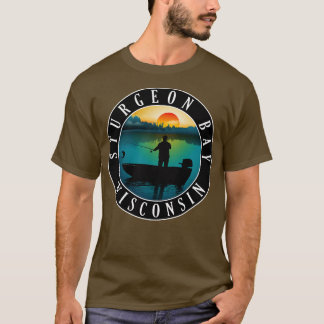 Sturgeon Bay Wisconsin Fishing T-Shirt