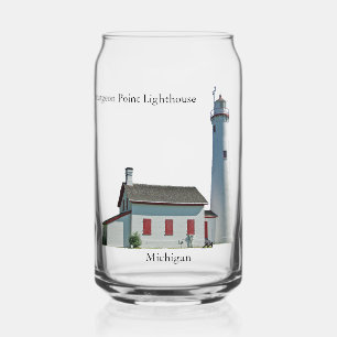 Sturgeon Point Lighthouse can glass